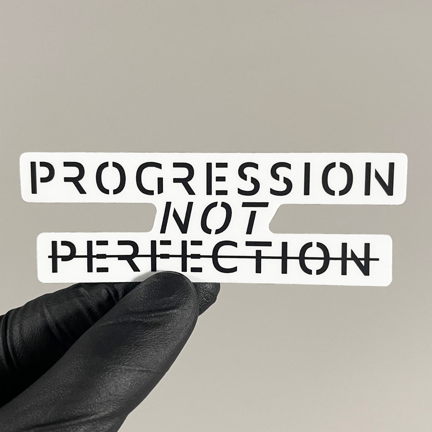 Progression Not Perfection - Sticker