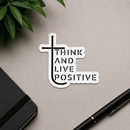 Think And Live Positive - Sticker
