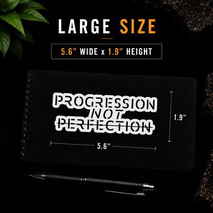 Progression Not Perfection - Sticker